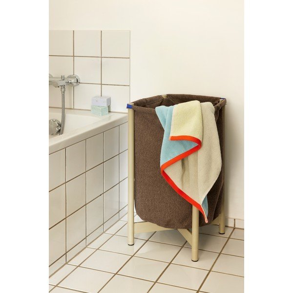 Sinine puuvillane froteerätik 70x140 cm Block - Hübsch-image-4