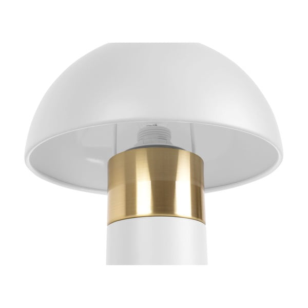 Valge-kuldne laualamp, kõrgus 26 cm Seta - Leitmotiv-image-2