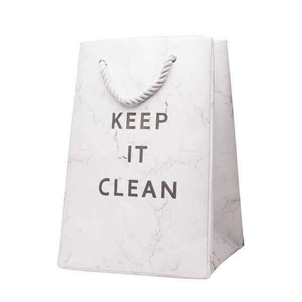 Valge marmorist pesukorv Keep it Clean - Sabichi