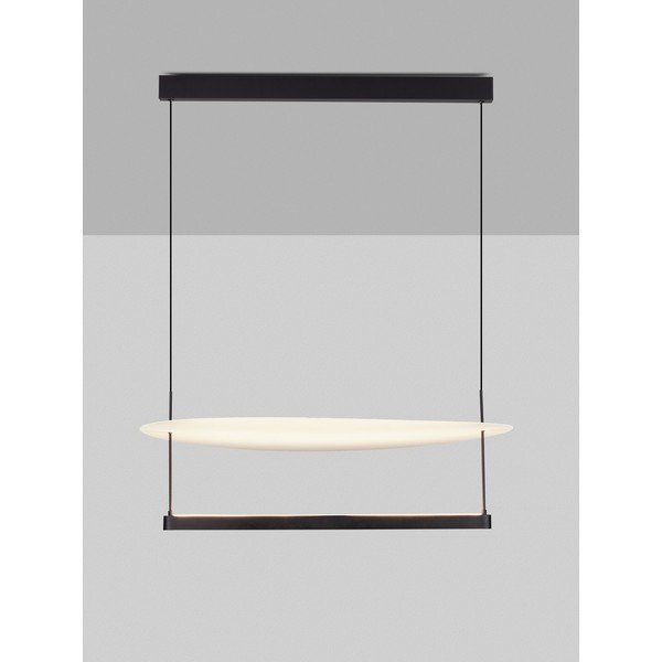 Valge/mattmust alumiiniumist hämardatav LED-rippvalgusti ø 80 cm Diona - Nova Luce-image-4