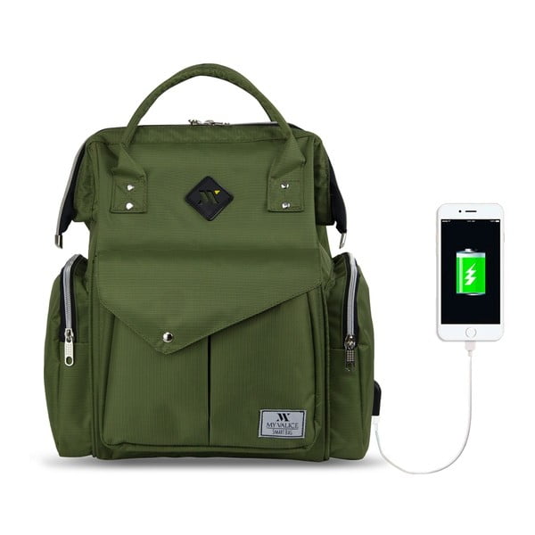 Minu Valice HAPPY MOM beebi hoolduskott USB-portiga - Myvalice-image-1