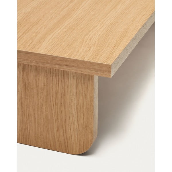 Tammespoonist diivanilaud 75x140 cm Oaq - Kave Home-image-4