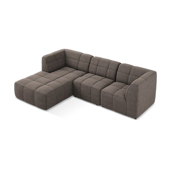 Pruun nurgadiivan buklee kangast (vasak nurk/diivanvoodiga) Aloha - Makamii-image-3