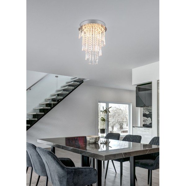 Hõbedane LED laevalgusti ø 30 cm Pomp - Reality-image-1