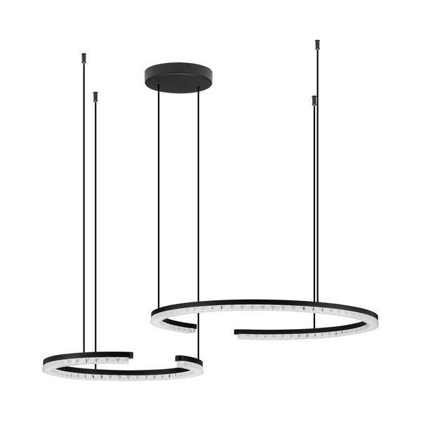 Matt must alumiiniumist LED-rippvalgusti, hämardatav Greamy - Nova Luce