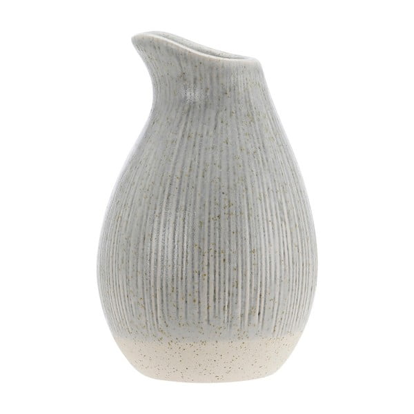 Šedozelená kameninová váza A Simple Mess Stren, ⌀ 14 cm