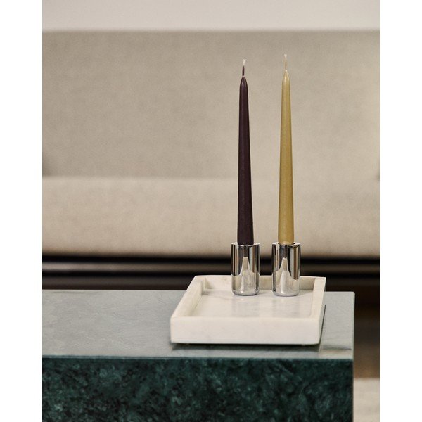 Marmorist dekoratiivne kandik 18x35 cm Serela - Kave Home-image-2