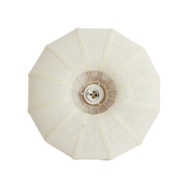 Kreemikas laelamp tekstiilvarjuga ø 40 cm Zosia - Light & Living-image-4