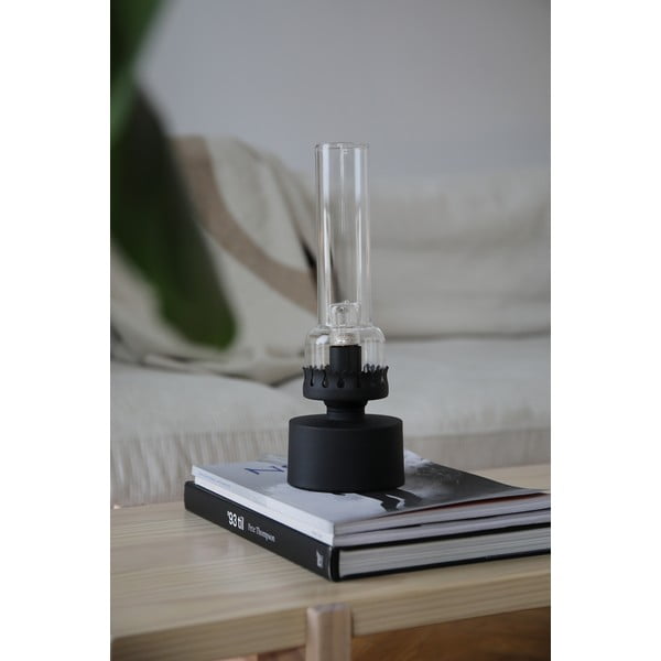 Must lauavalgusti klaasist varjuga (kõrgus 31 cm) Kandella – Markslöjd-image-2