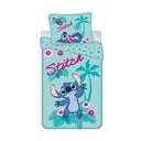 Sinine puuvillane laste ühekohaline voodipesukomplekt 140x200 cm Lilo ja Stitch "Hawaii" – Jerry Fabrics