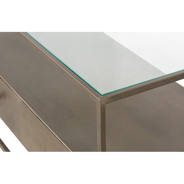 Kuldne metallist TV-alus 115x50 cm Depart - BePureHome-image-1