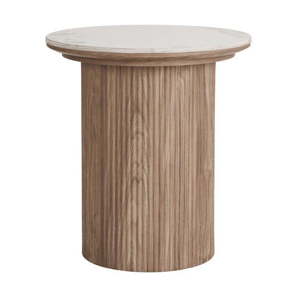 Ümmargune abilauake marmorimustriga plaadiga ø 45 cm Athens – House Nordic-image-4