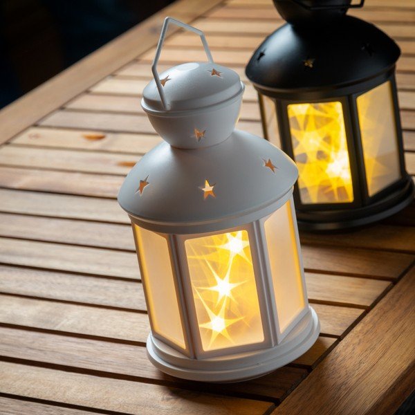 Bílá lucerna s LED osvětlením InnovaGoods-image-2