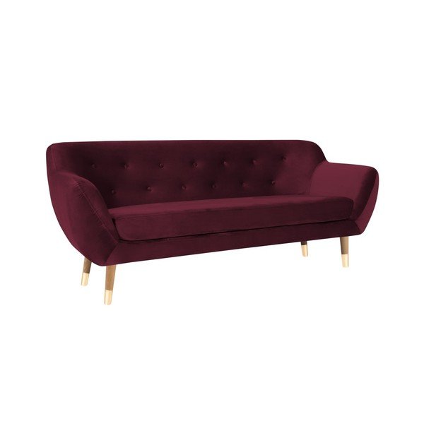 Vínová dvoumístná pohovka Mazzini Sofas Amelie-image-1