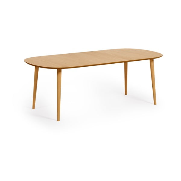 Tammedekooriga kokkupandav söögilaud ø 160 cm Oqui - Kave Home-image-2