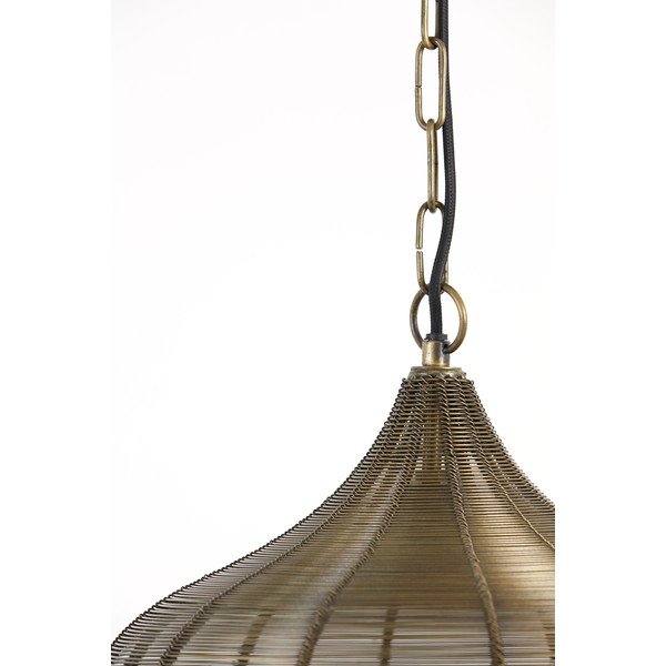 Pronksvärvi metallist ripplamp, läbimõõduga 36 cm Alvaro - Light & Living-image-3