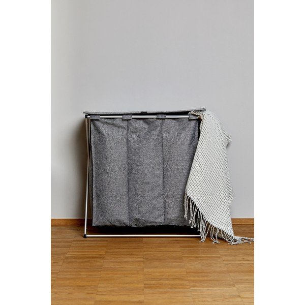 Trio 3-kohaline hall pesukorv, maht 118 l - Wenko-image-1