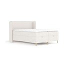 Kreem vedruvoodi koos panipaigaga 200x200cm Monpelli - Maison de Rêve
