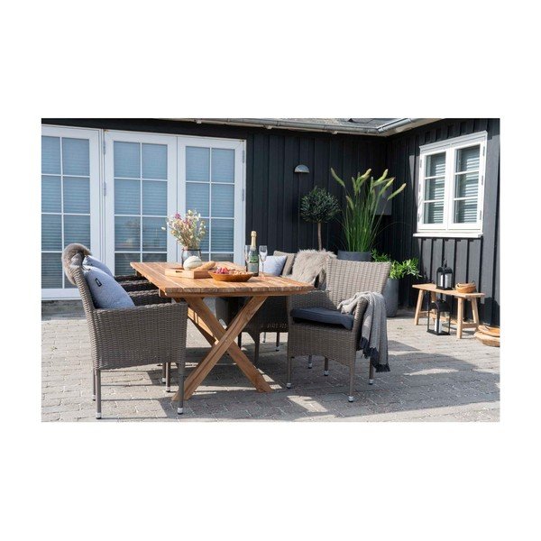 Must-valge puuvillane tekk , 170 x 130 cm Cort - House Nordic-image-2