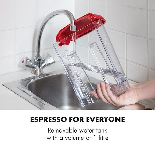 Punane kohvimasin Espressionata Gusto - Klarstein-image-1