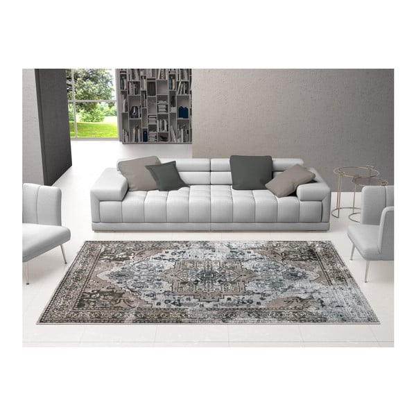 Šedý koberec DECO CARPET Tripoli Style, 133 x 190 cm