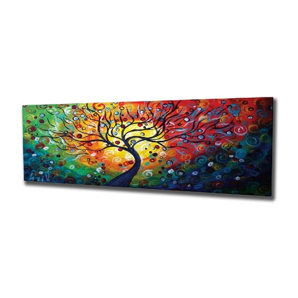 Seinamaal lõuendil Puu, 80 x 30 cm - Wallity