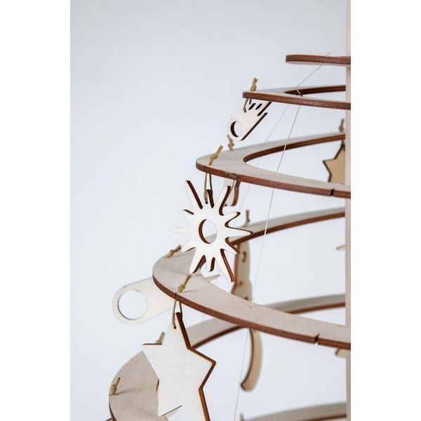 8 puidust jõulukaunistuste komplekt Medium - Spira-image-2