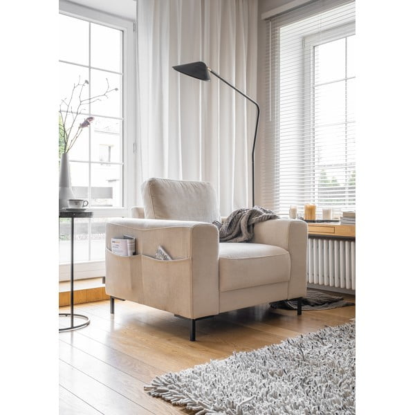 Beež velvetist tugitool Lofty Lilly - Miuform-image-2