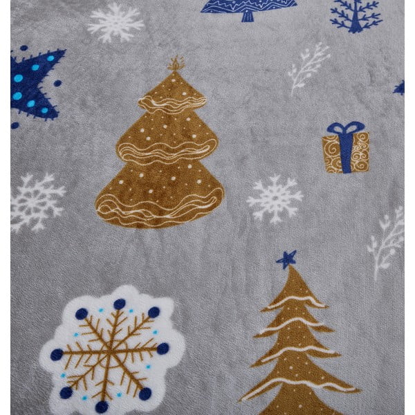 Hall mikroplüüsist voodipesu üheinimesevoodile 140x200 cm Natale - My House-image-4