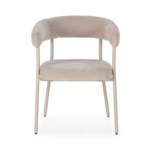 Beežid polsterdatud söögitoolid käetugedega, 2 tk komplektis Yuri - MOME-image-4