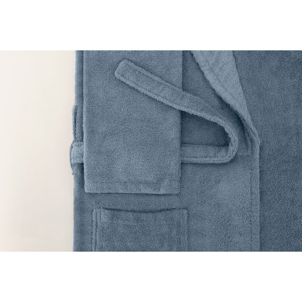 Sinine puuvillane hommikumantel suurus L/XL - Foutastic-image-4