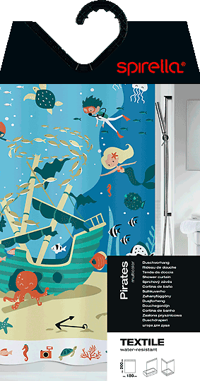 Dušikardin 180x200 cm Pirates - Spirella-image-1