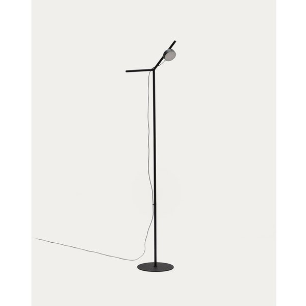 Must hämardatav LED-põrandalamp (kõrgus 160 cm) Orey - Kave Home-image-3