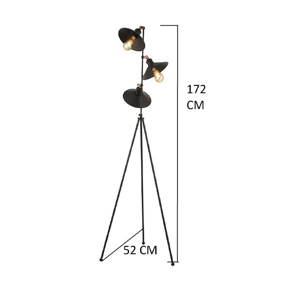 Must põrandalamp Bowl - Magenta Home-image-2