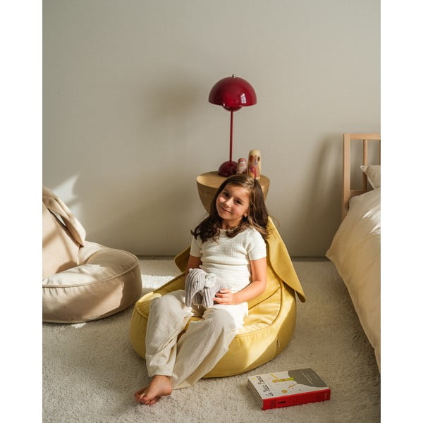 Kollane sametist laste kott-tool Bunny - Wigiwama-image-1