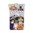 Puuvillane laste voodipesu 140x200 cm Naruto "Grey" - Jerry Fabrics