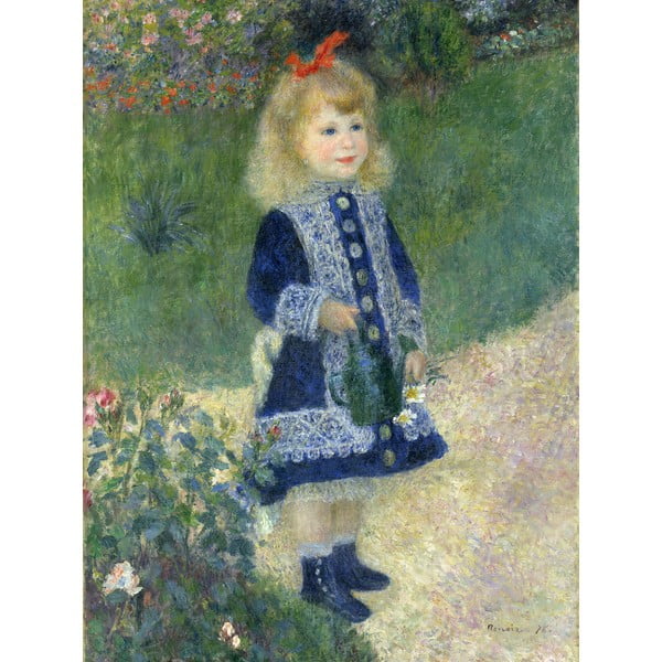 Maali reproduktsioon , 30 x 40 cm Auguste Renoir - A Girl with a Watering Can - Fedkolor