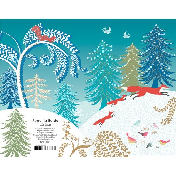 Tervituskaartide komplekt 8 tk jõulumotiiviga Christmas  – Roger la Borde-image-1