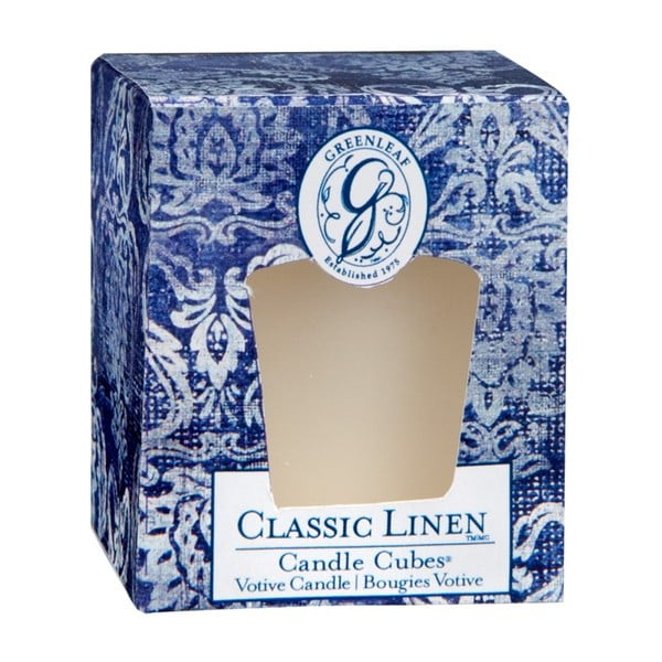 Lina lõhnaküünal, põlemisaeg 15 tundi Classic Linen - Greenleaf