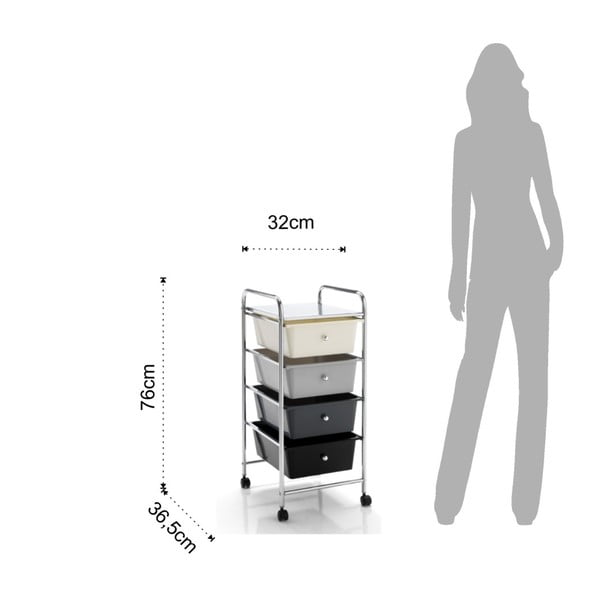 Mobiilne käru 4 sahtliga Air - Tomasucci-image-2