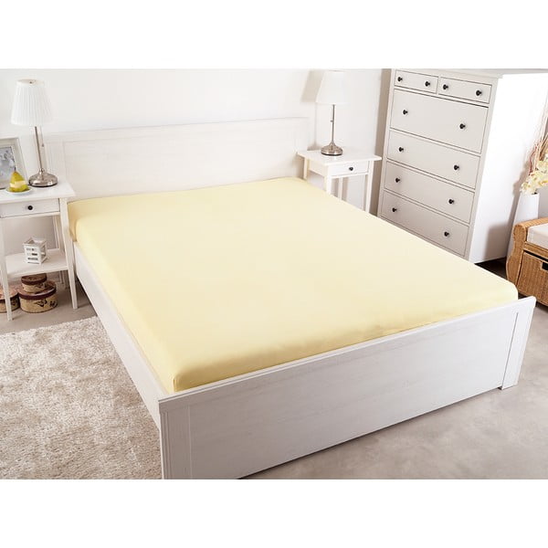 Kollane venitusleht 140x200 cm - B.E.S.-image-2