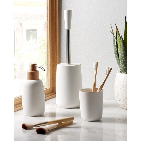 Bílý toaletní kartáč La Forma Lynck-image-3