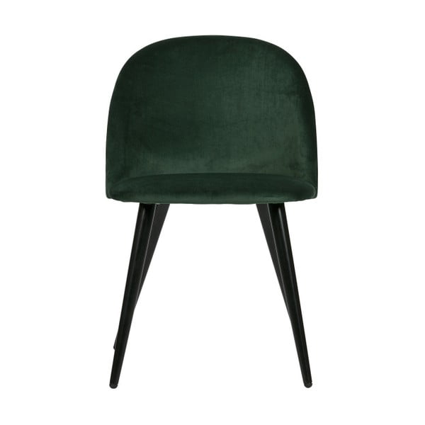Sada 2 tmavě zelených jídelních židlí WOOOD Fay