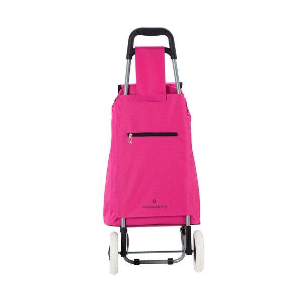 Roosa kaubakott ratastel Lulucastagnette Cosette, 37 l - LULUCASTAGNETTE-image-2
