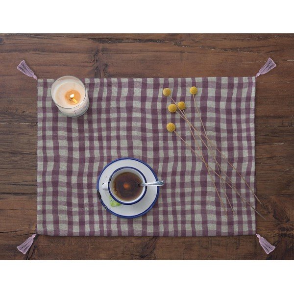 2 linasest laualusikast komplekt Malva, 45 x 30 cm Malva Vichy - Really Nice Things-image-1