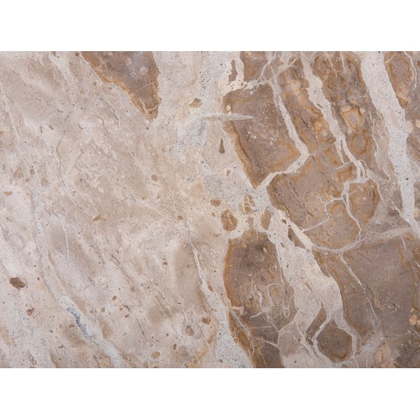 Ümmargune kohvilaud marmorplaadiga ø 40 cm Force - Leitmotiv-image-4