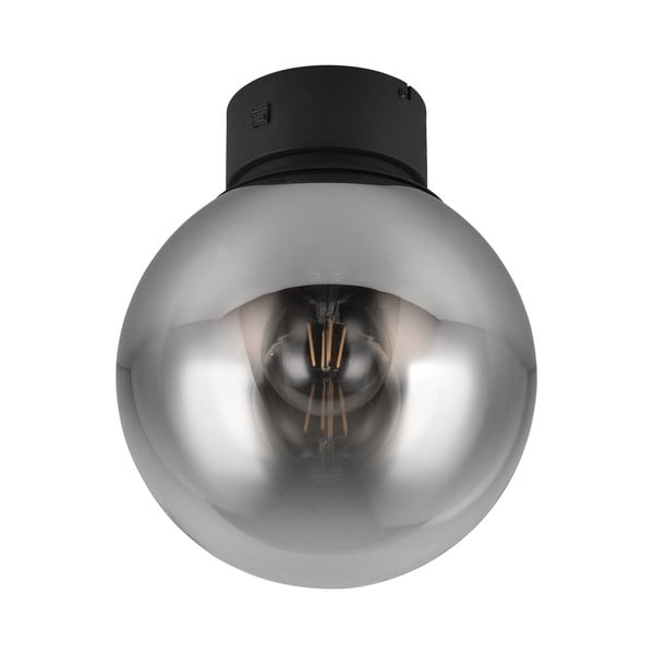 Must LED laevalgusti klaasist varjuga ø 30 cm Cipallone - CINQUE-image-1