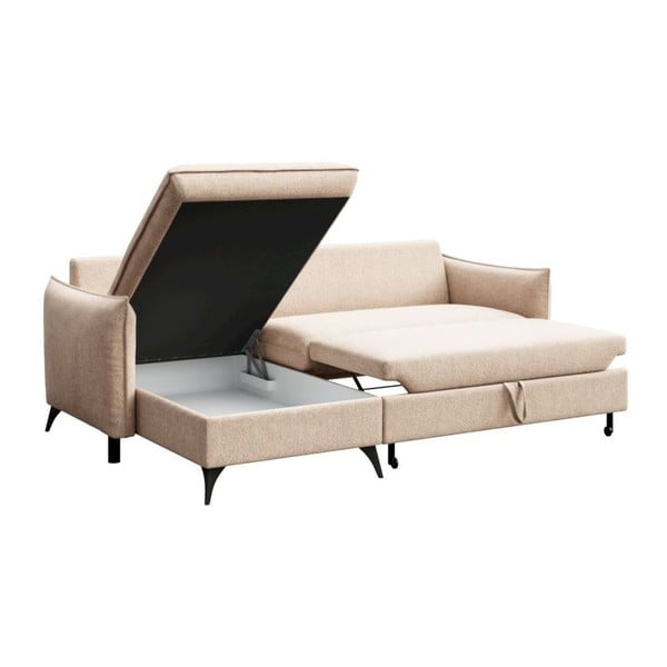 Beež bukleekangast panipaigaga nurgadiivanvoodi (vasak nurk) Brim - Rodier-image-3