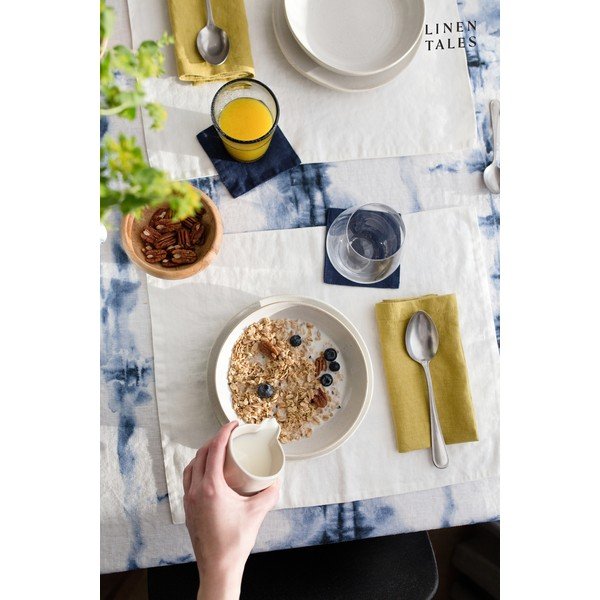 Valge linane lauamatt, 35 x 45 cm - Linen Tales-image-2