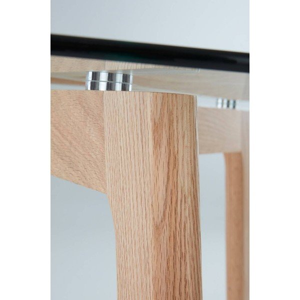 Ümmargune tammepuust söögilaud ø 120 cm Malevik - Jotex-image-3